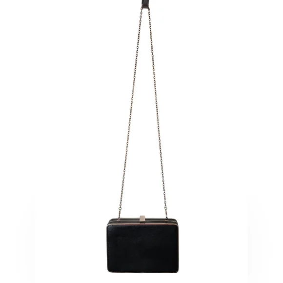 Cara New York Black Geometric Textured Clutch Crossbody - Picture 5 of 7